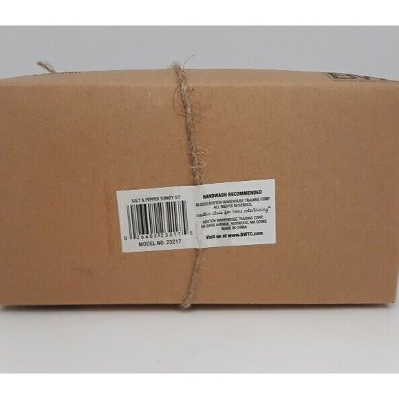 TURKEY Salt and Pepper Ceramic Shakers  - Boston warehouse - Picture 6 of 8